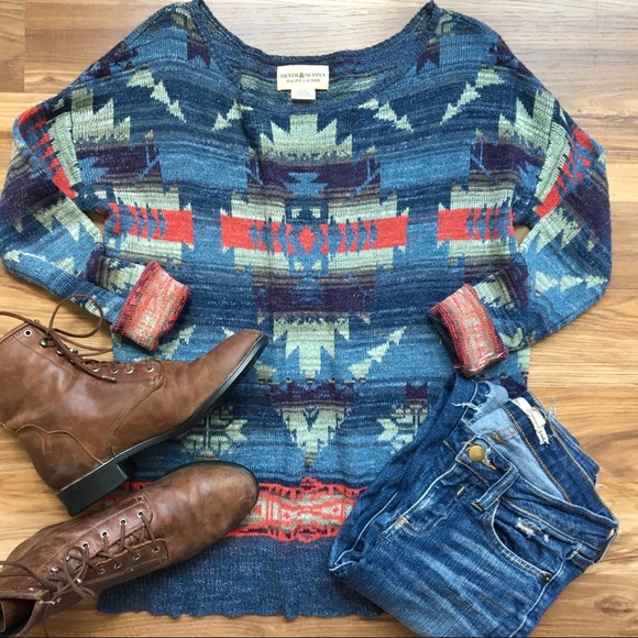 Denim & Supply Ralph Lauren Sweaters - Ralph Lauren Denim & Supply Aztec Sweater